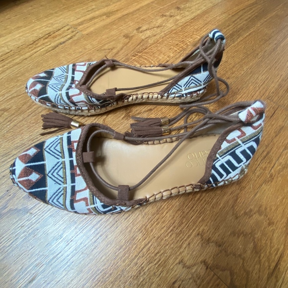 Shoes - Trendy Flats - Strappy and Fabulous
